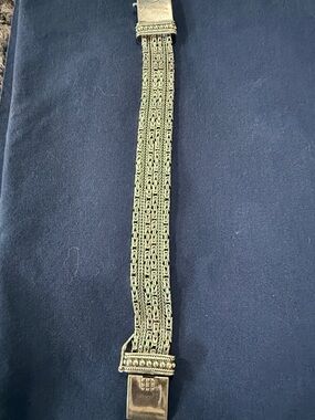 SILPADA B1452 Sterling Silver GO GORGEOUS BRACELET Multi-Strand BYZANTINE WHEAT